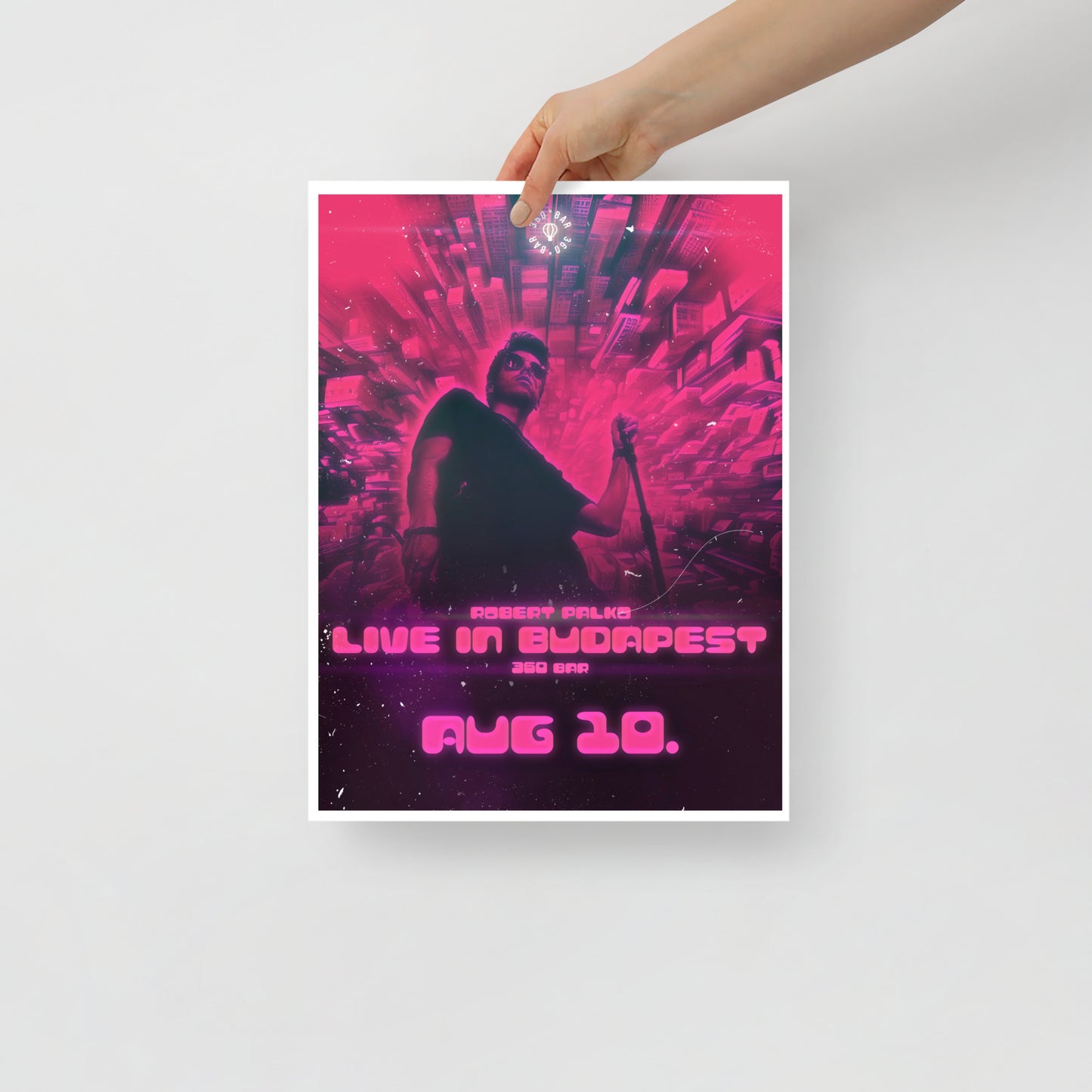 Live in Budapest Matte Poster (12”x16”)