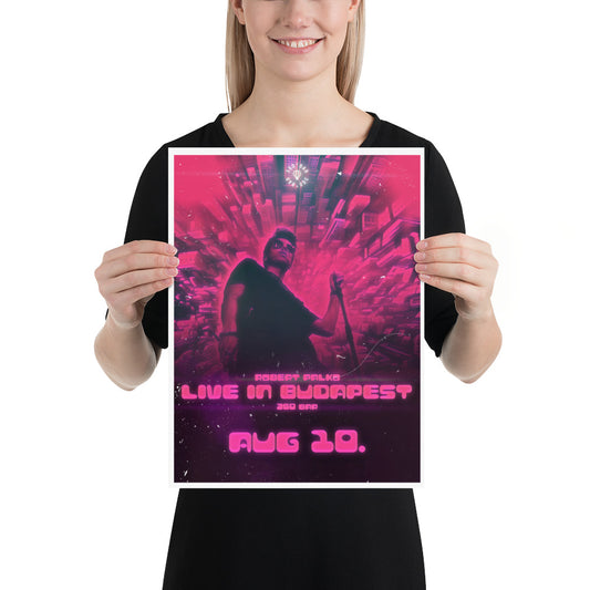 Live in Budapest Matte Poster (12”x16”)